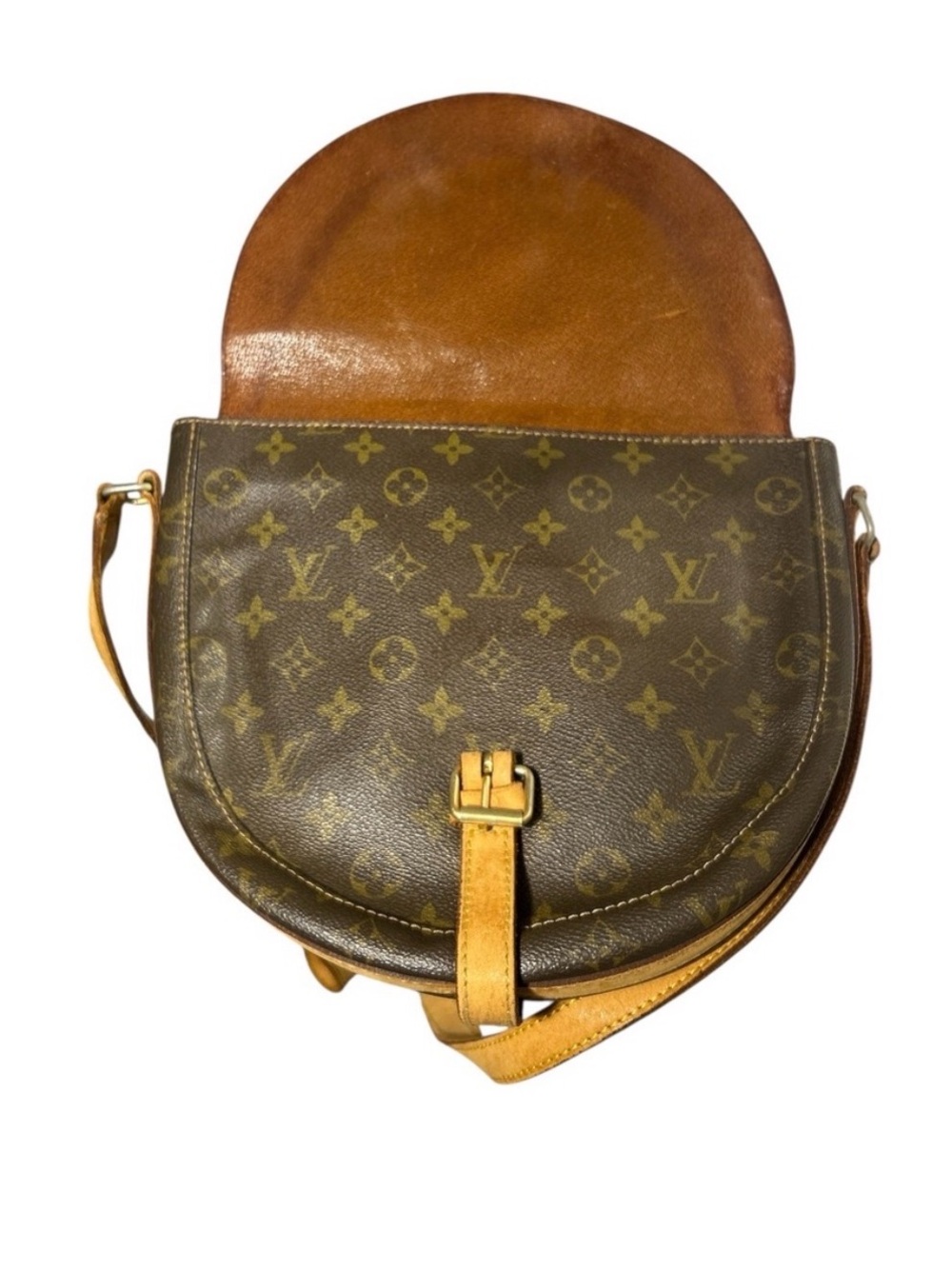 Louis Vuitton Monogram Canvas LV Chantilly GM Crossbody Bag Purse - Picture 4 of 10